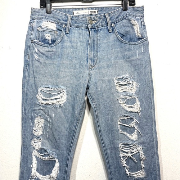 Lovers + Friends Distressed Ezra Boyfriend Jeans Size 30 O159 - Picture 4 of 11